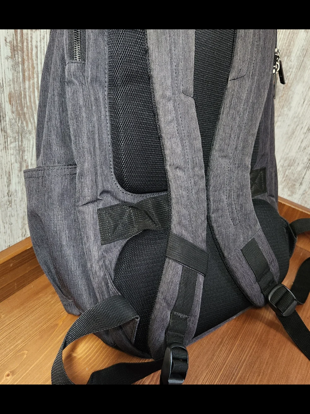 Samsonite Gray Travel Modern Utility Paracycle Laptop Backpack Charcoal